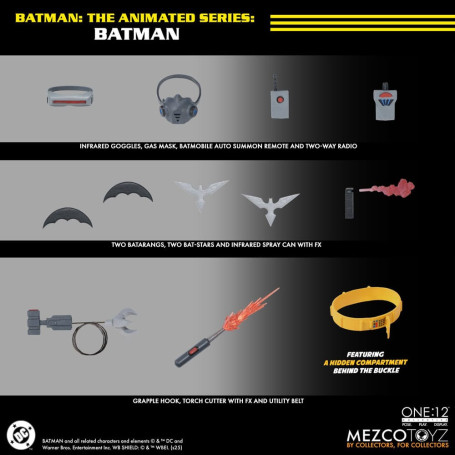 Mezco One 12 - Batman: La Serie Animada - BATMAN