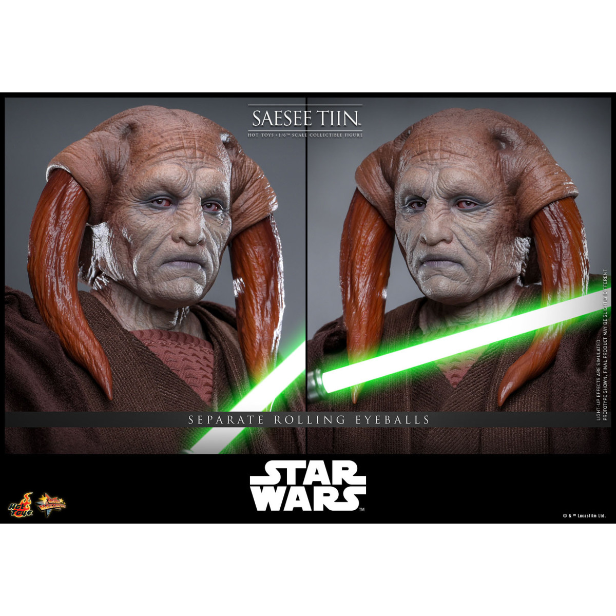 Hot Toys Star Wars - Saesee Tiin MMS1/6 - La Venganza de los Sith