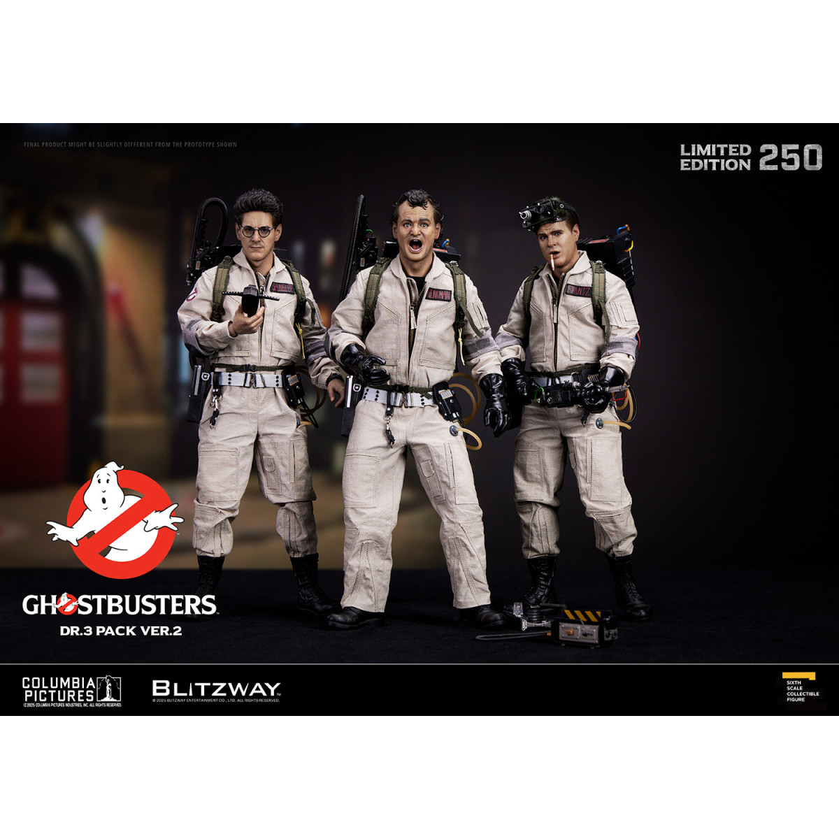 Blitzway - Ghostbusters Dr. 3 Pack ver.2 1/6 - Pack de 3 figuras