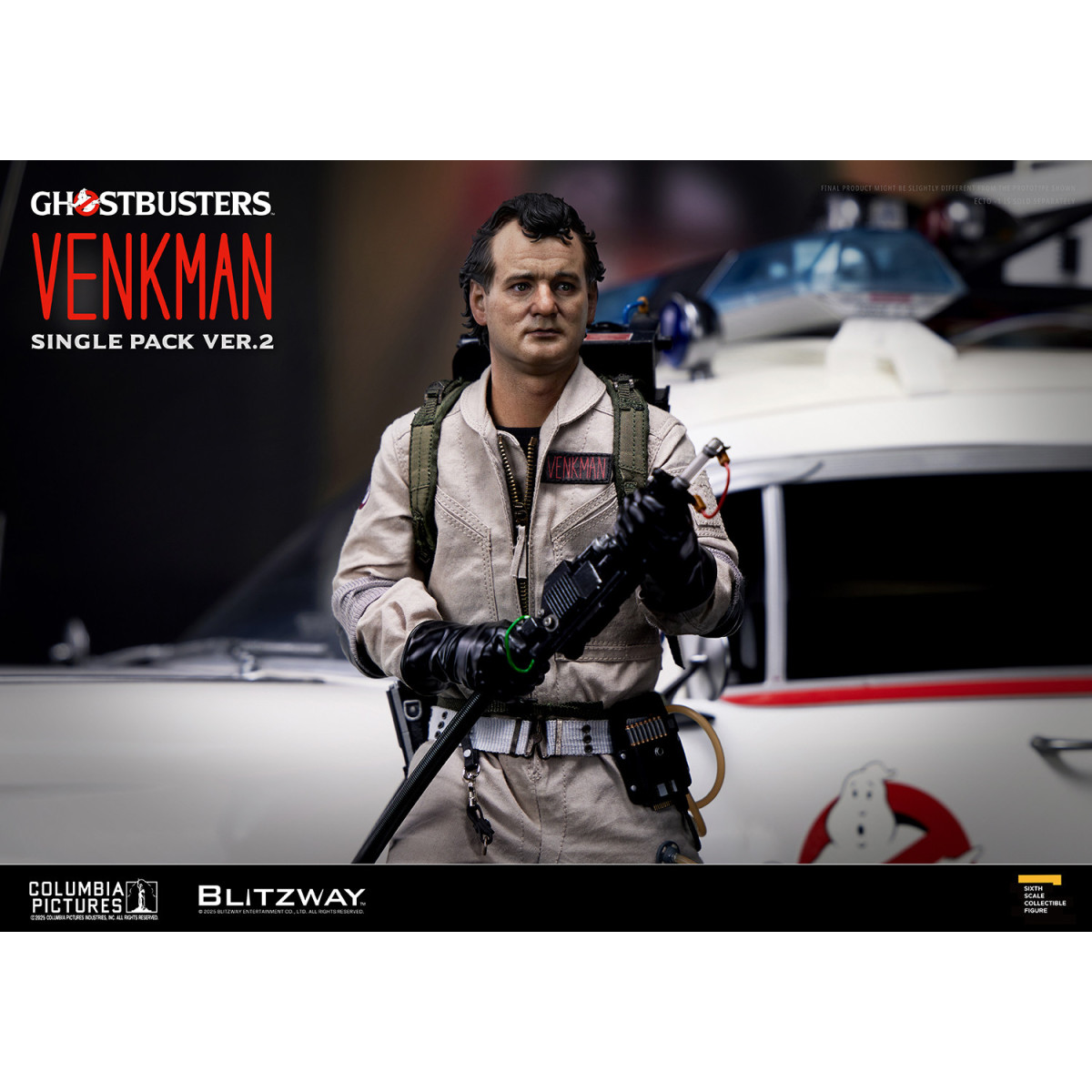 Blitzway - Cazafantasmas Dr. Peter Venkman Single Pack ver.2 1/6