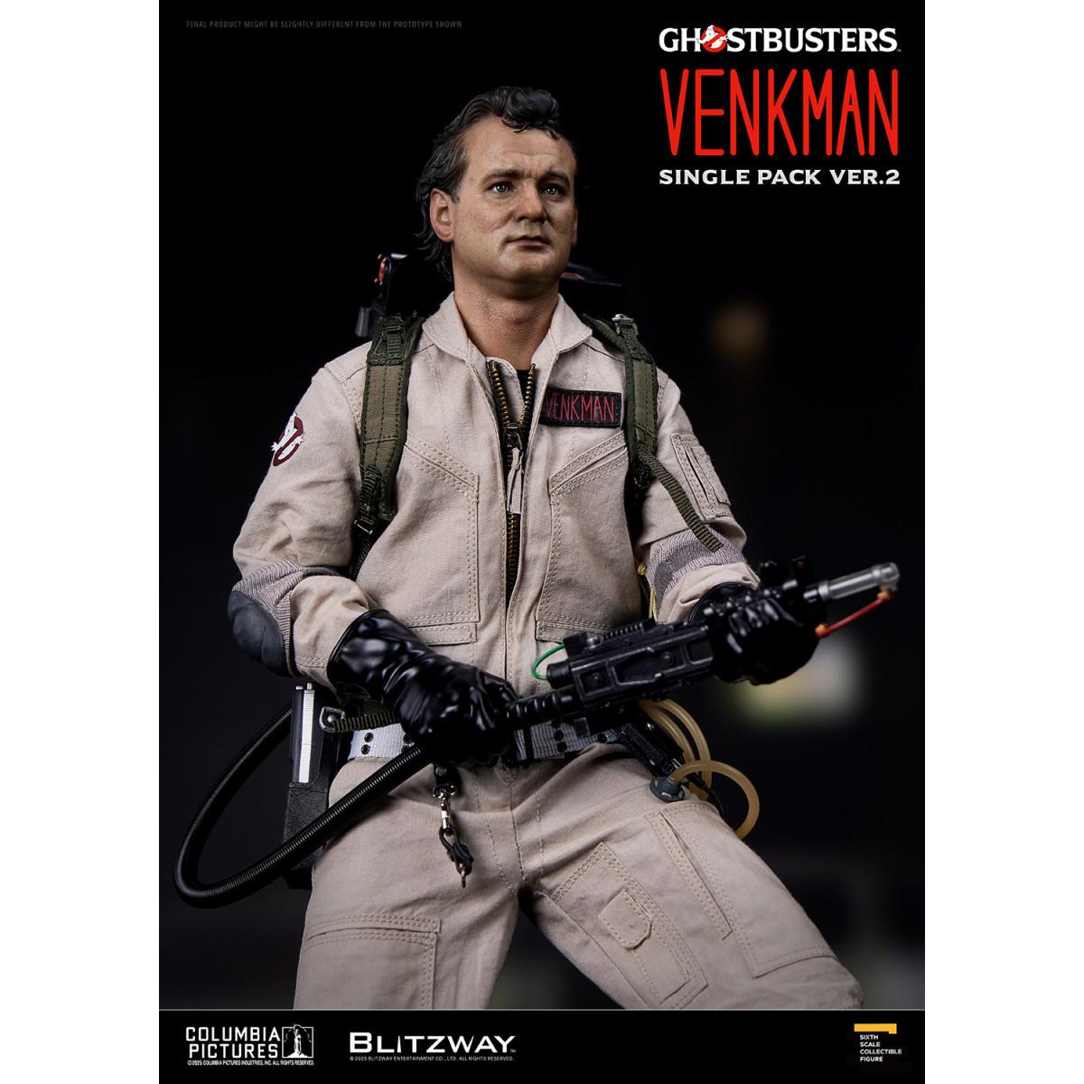 Blitzway - Cazafantasmas Dr. Peter Venkman Single Pack ver.2 1/6