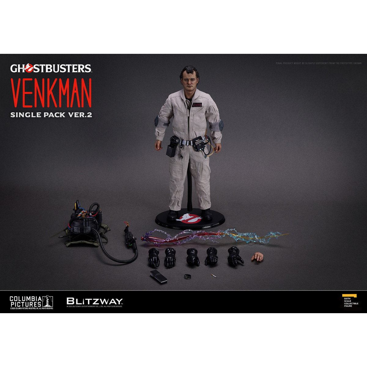 Blitzway - Cazafantasmas Dr. Peter Venkman Single Pack ver.2 1/6
