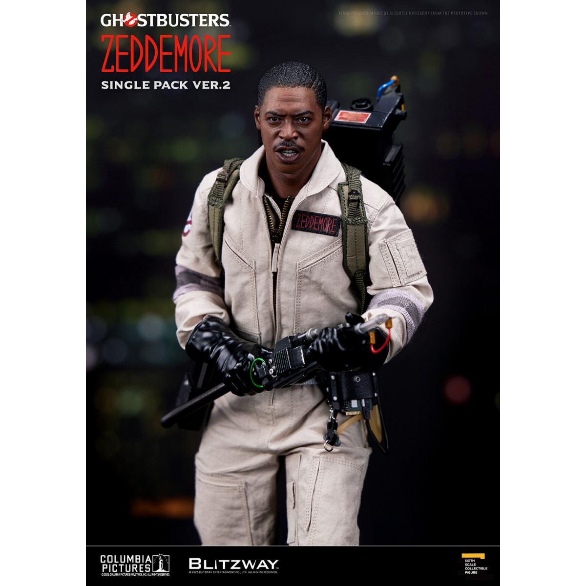 Blitzway - Cazafantasmas Winston Zeddemore Pack individual ver.2 1/6