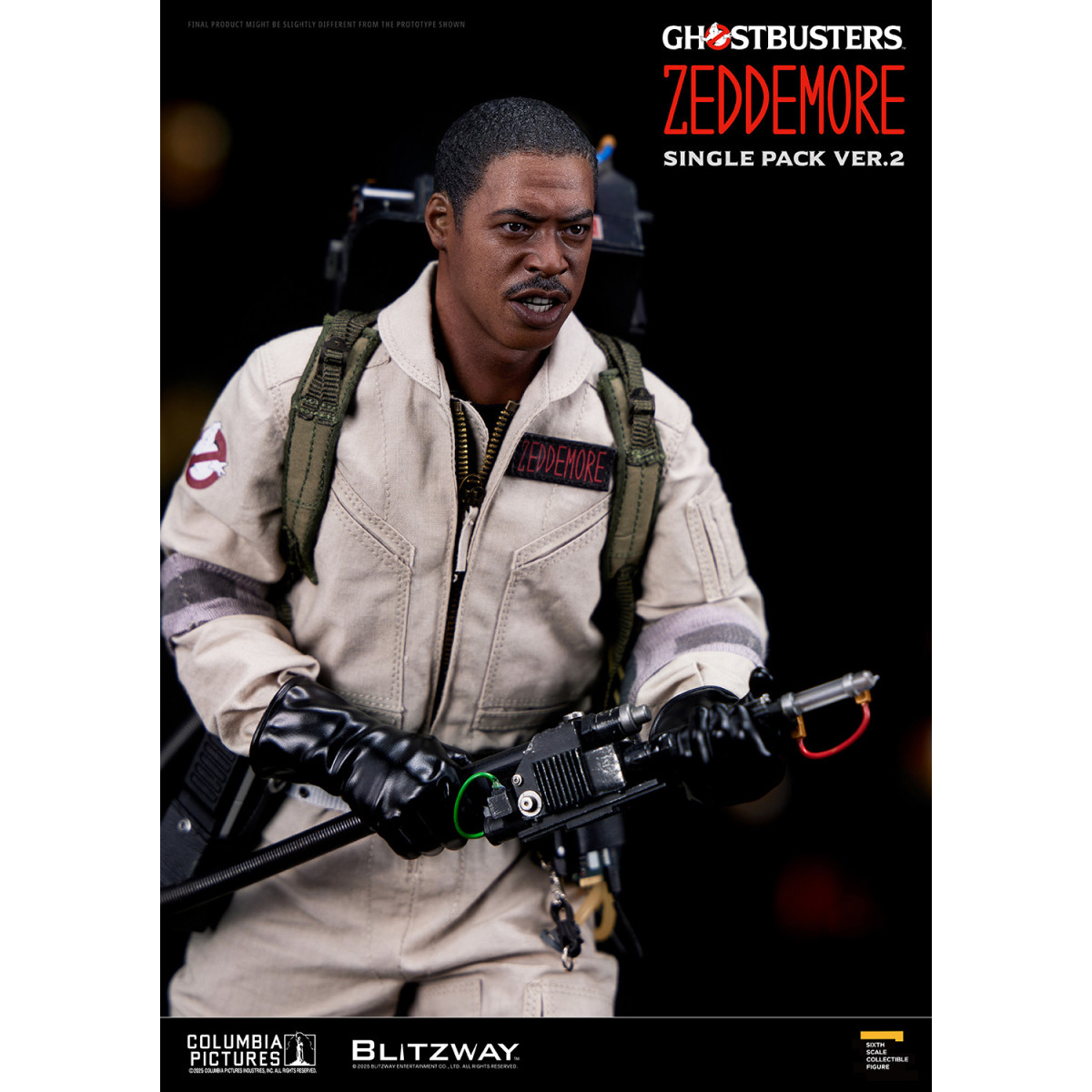 Blitzway - Cazafantasmas Winston Zeddemore Pack individual ver.2 1/6