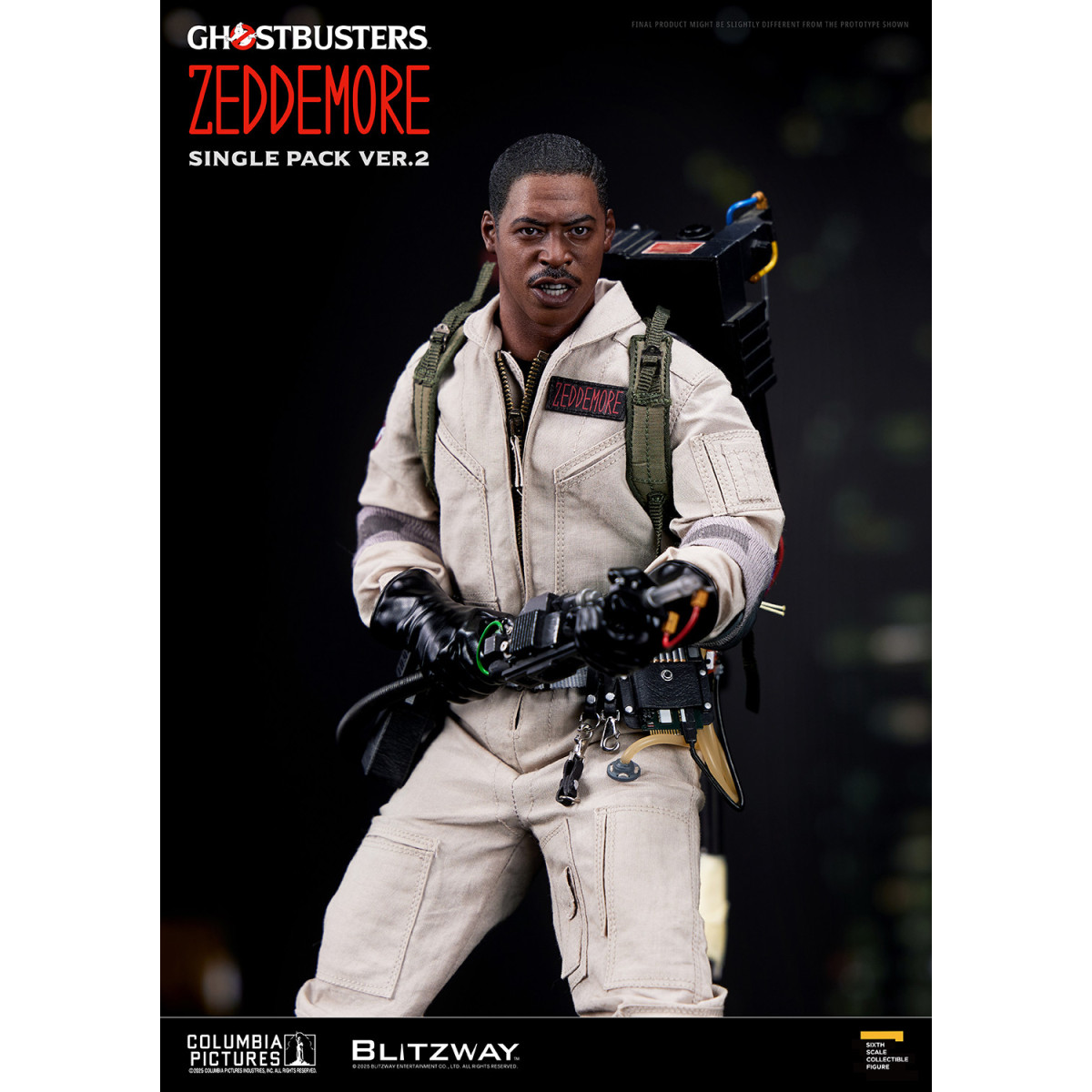 Blitzway - Cazafantasmas Winston Zeddemore Pack individual ver.2 1/6