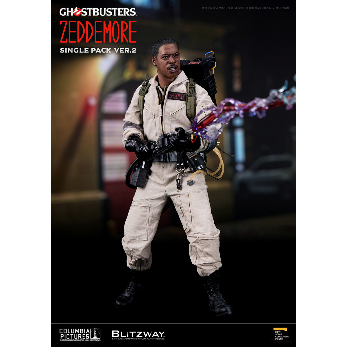 Blitzway - Cazafantasmas Winston Zeddemore Pack individual ver.2 1/6