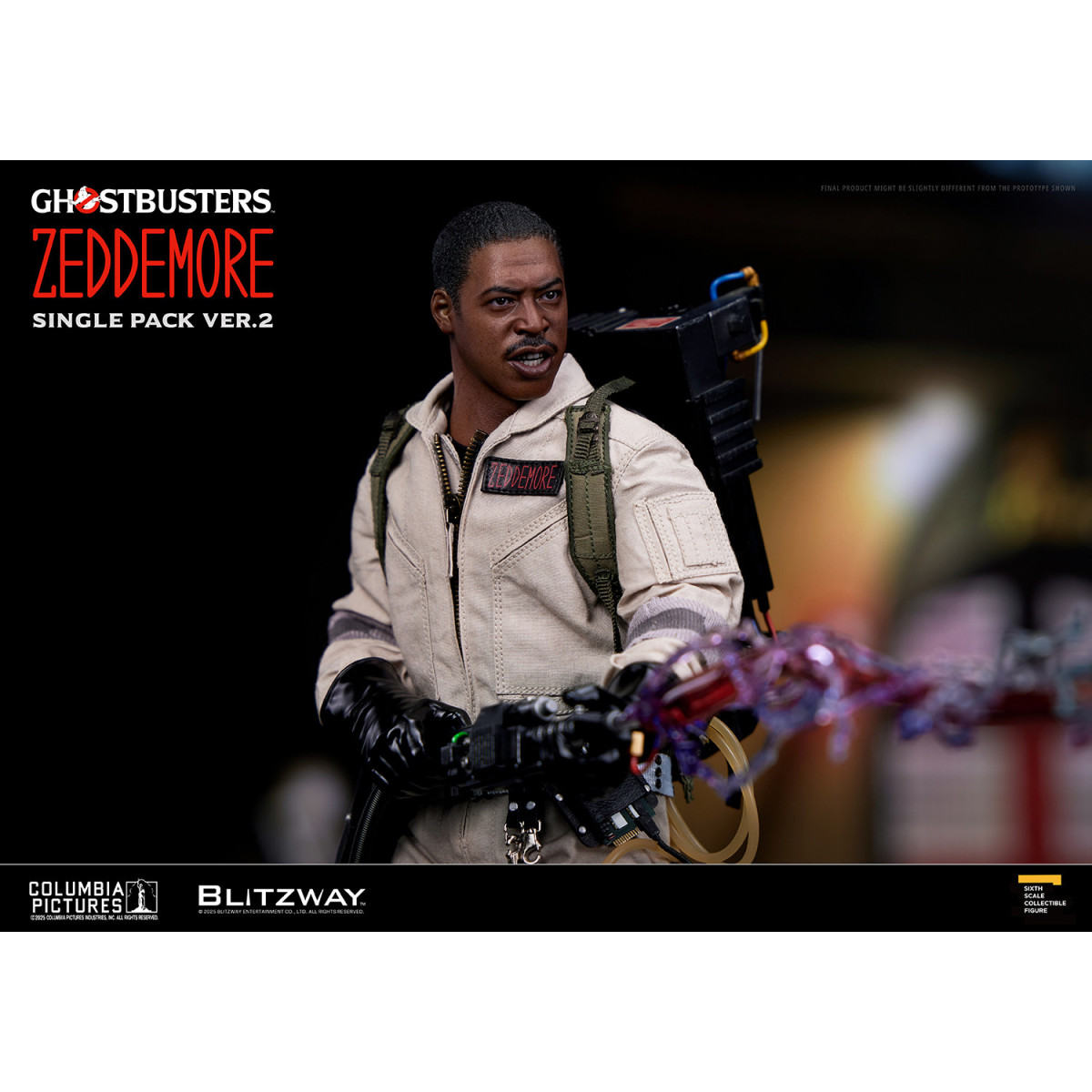 Blitzway - Cazafantasmas Winston Zeddemore Pack individual ver.2 1/6