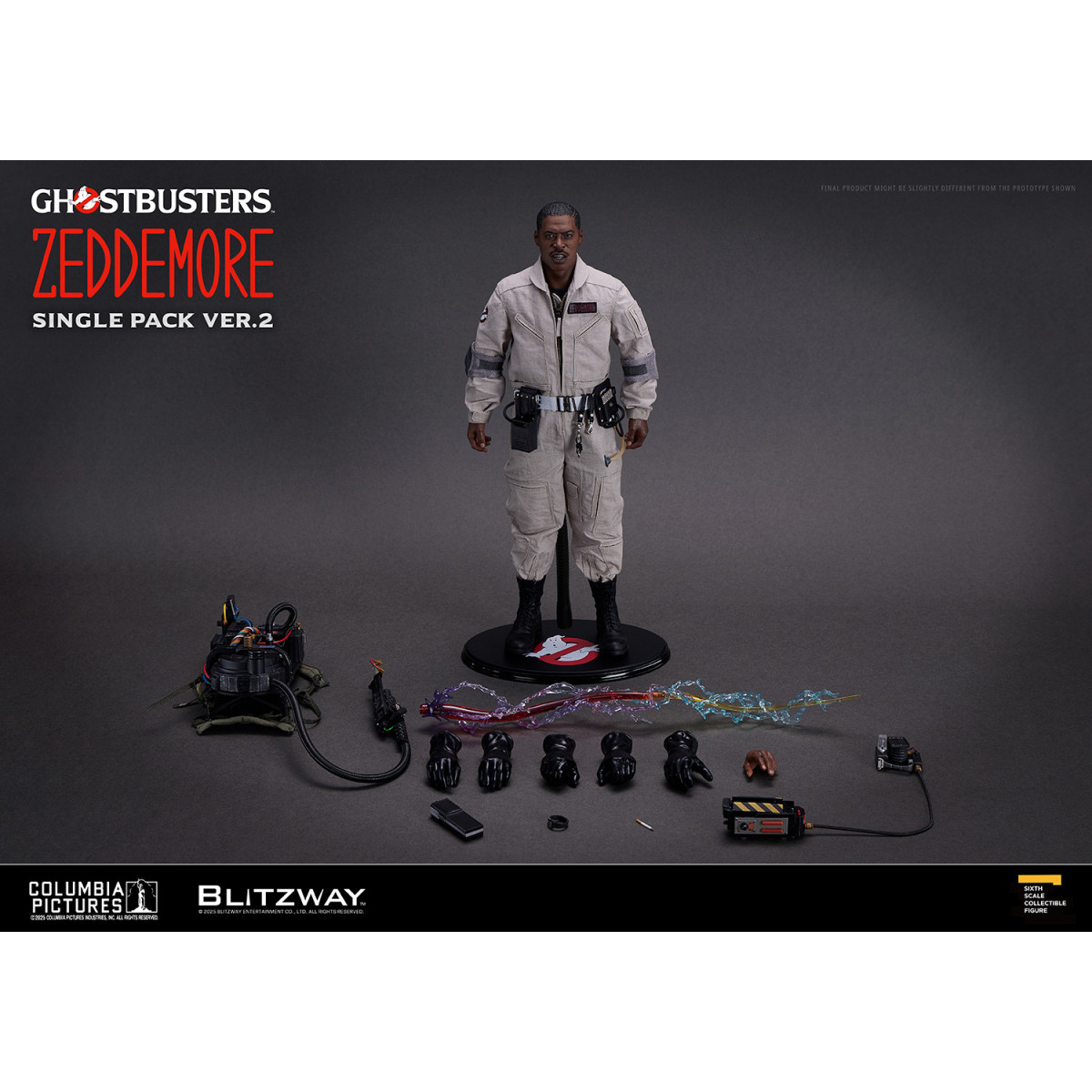 Blitzway - Cazafantasmas Winston Zeddemore Pack individual ver.2 1/6
