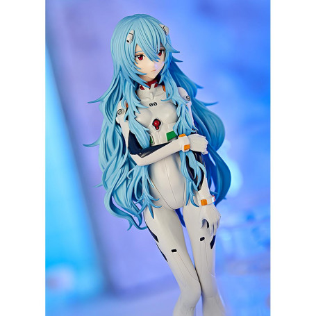 GoodSmile - Rei Ayanami Versión Pelo Largo - Pop Up Parade - Rebuild of Evangelion