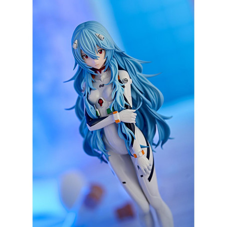 GoodSmile - Rei Ayanami Versión Pelo Largo - Pop Up Parade - Rebuild of Evangelion