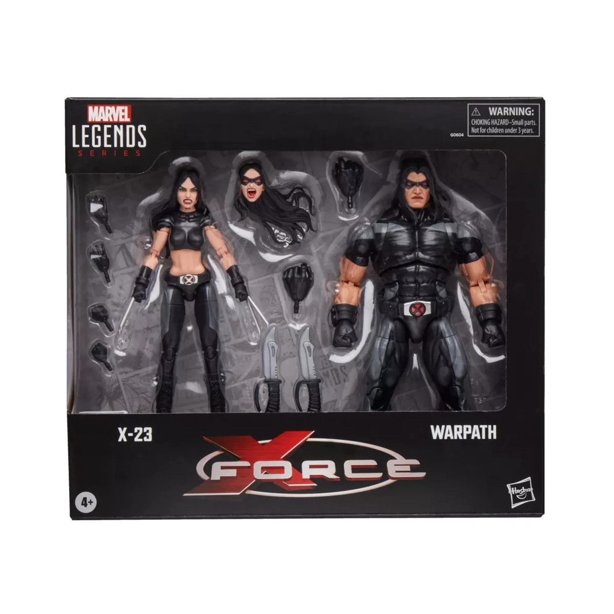 Hasbro Marvel Legends Series X-Men - X-Force X-23 y Warpath