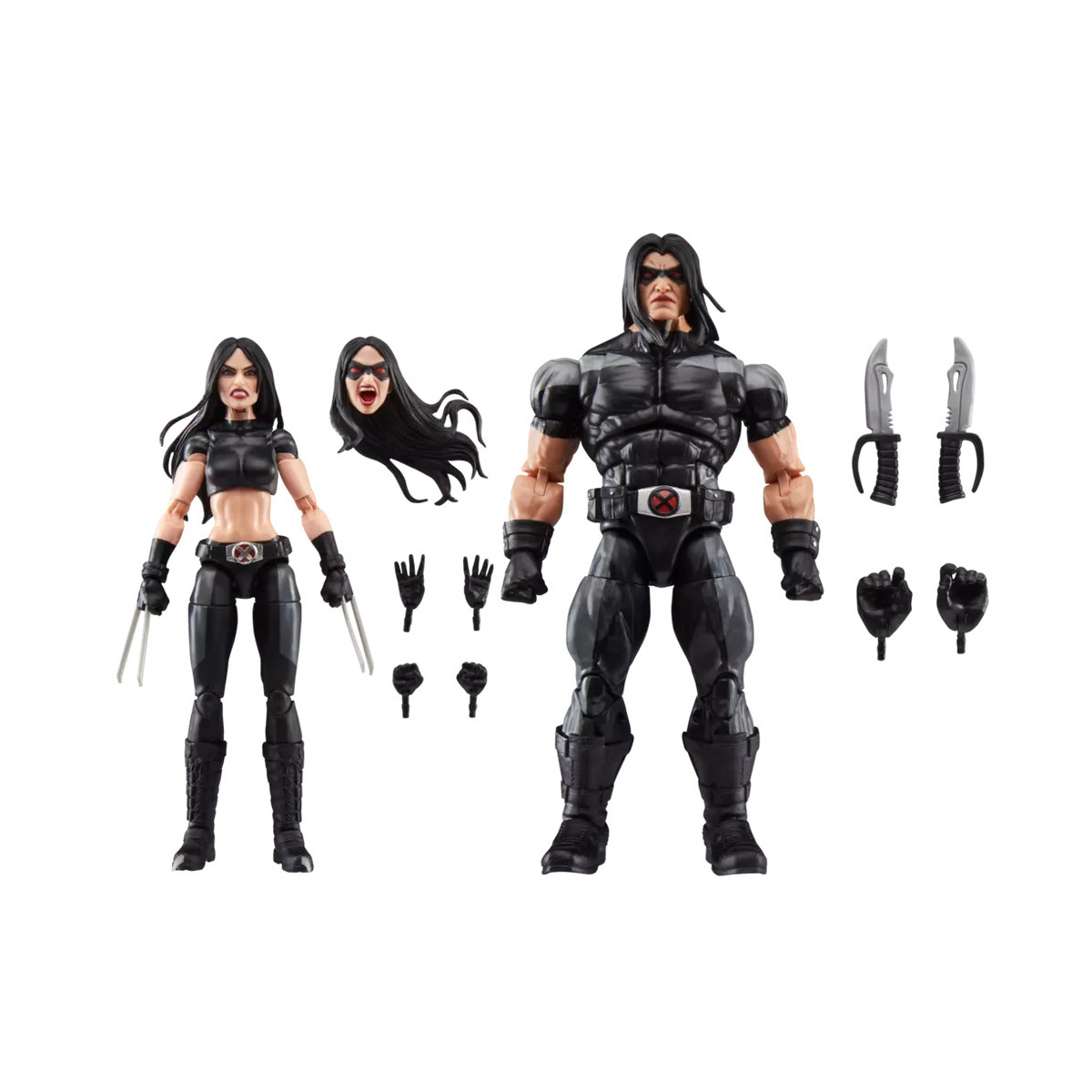 Hasbro Marvel Legends Series X-Men - X-Force X-23 y Warpath
