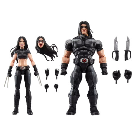 Hasbro Marvel Legends Series X-Men - X-Force X-23 y Warpath