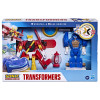 Hasbro - Transformers Colaborativo Sonic the Hedgehog x Transformers - Cola de Ala y Booster Azul