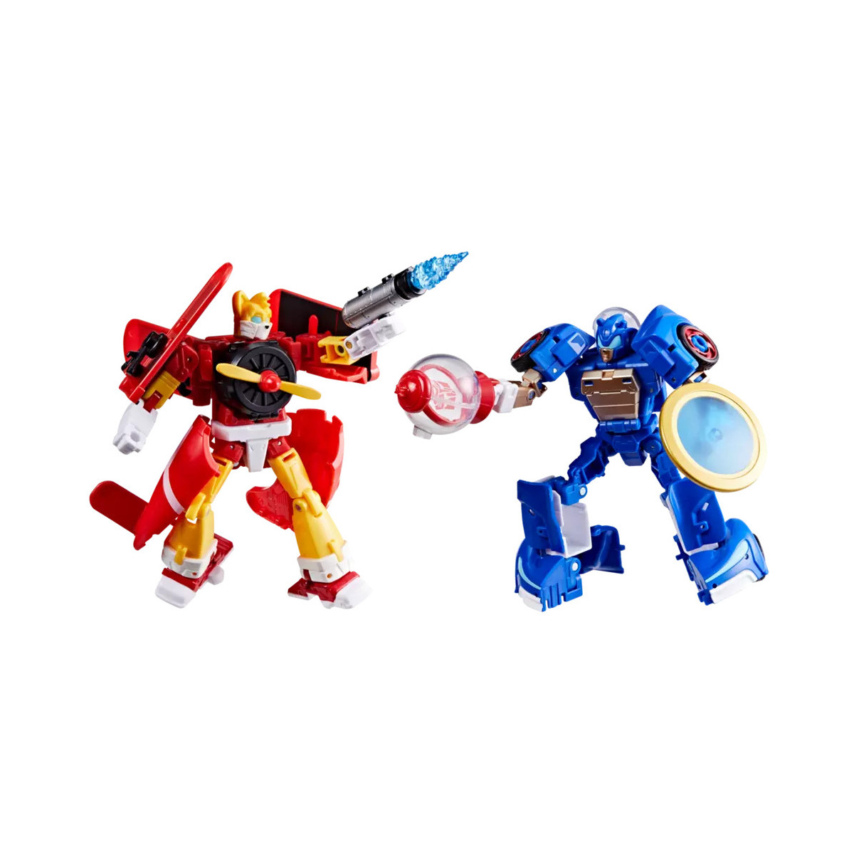 Hasbro - Transformers Colaborativo Sonic the Hedgehog x Transformers - Cola de Ala y Booster Azul