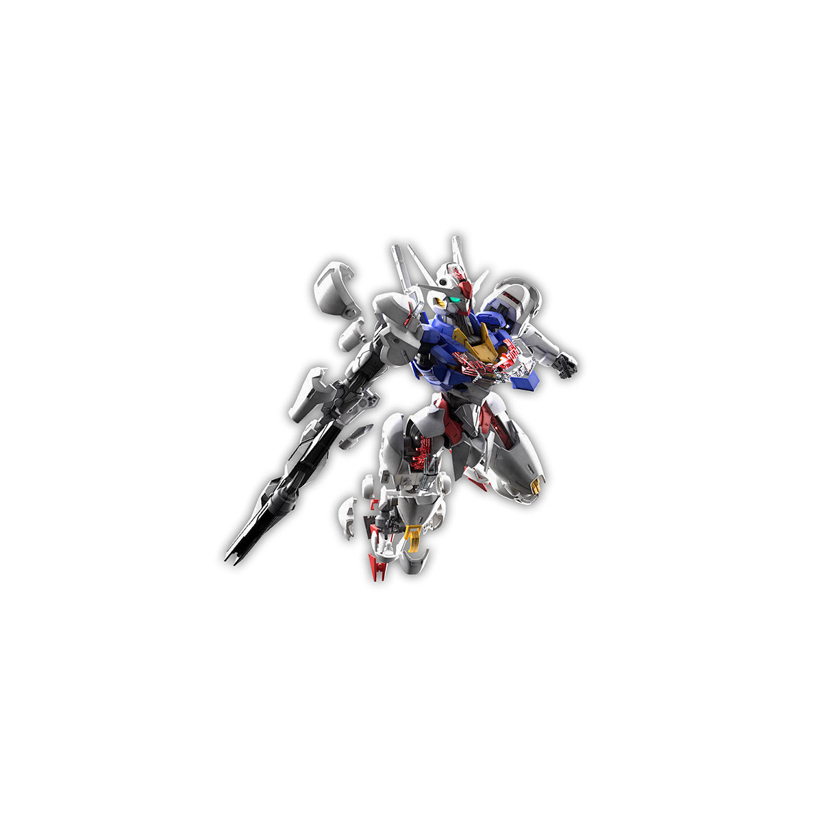 Bandai - Gunpla - Gundam 1/100 Mecánica completa - XVX-016 GUNDAM AERIAL - La bruja de mercurio