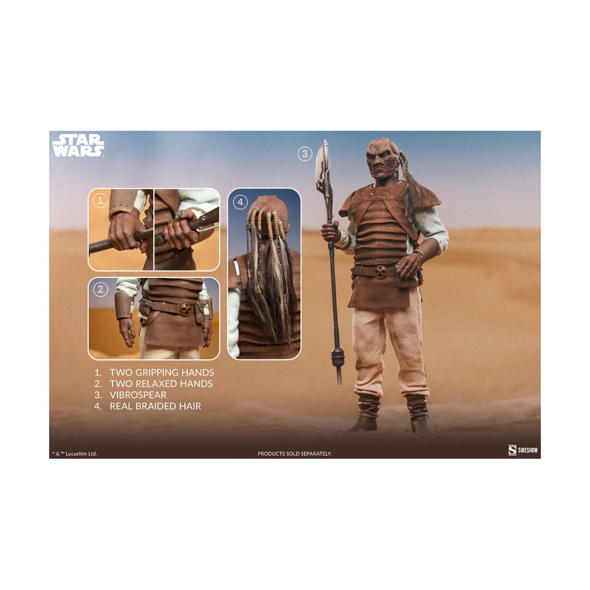 Sideshow Star Wars - Pagetti Rook 1/6 Escoria y Villanía - El Retorno del Jedi