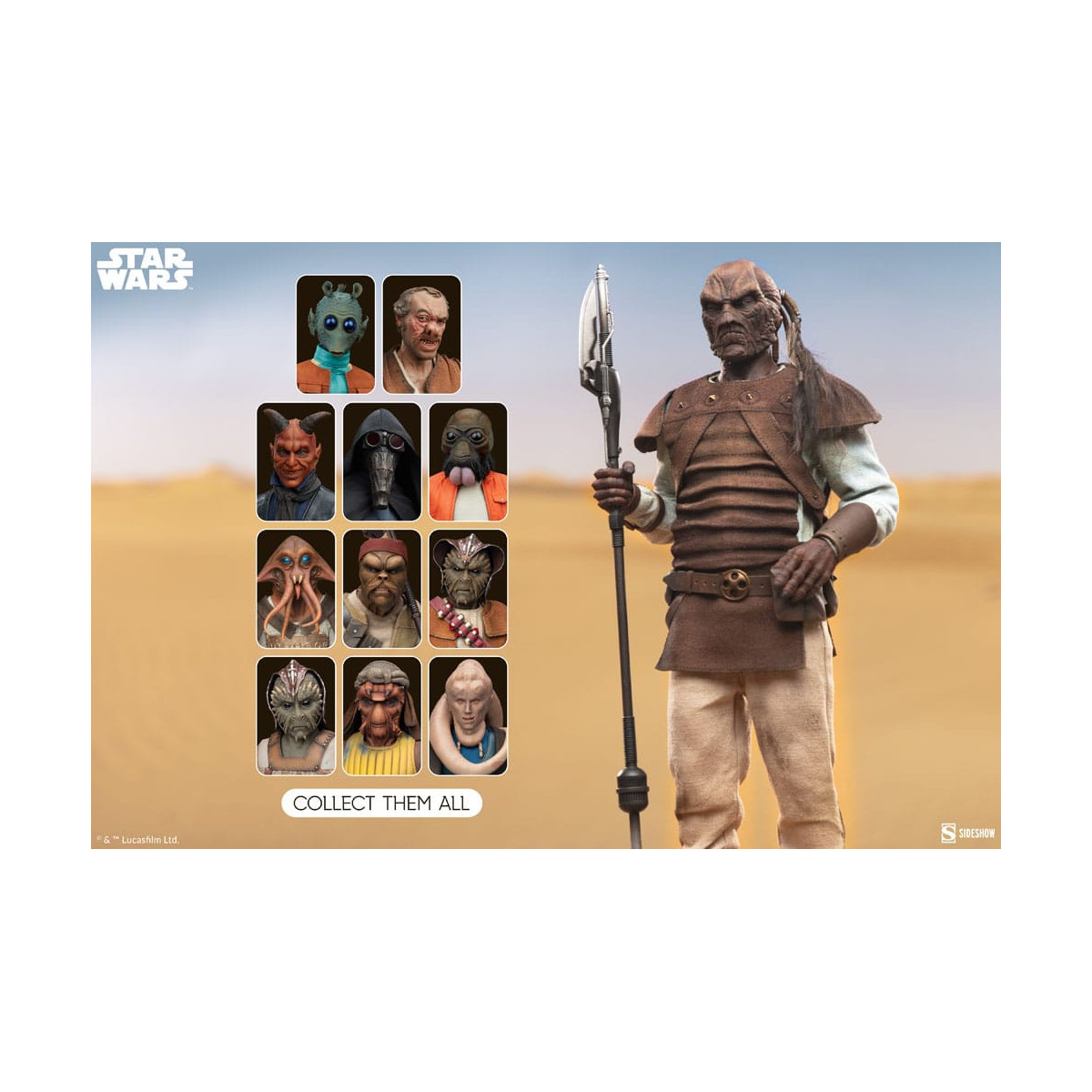 Sideshow Star Wars - Pagetti Rook 1/6 Escoria y Villanía - El Retorno del Jedi