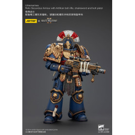 JoyToy - Marines Espaciales II - Ultramarines Relic Secundus Armadura con Artificer Bolt Rifle Chainsword y Bolt Pistol 1/18