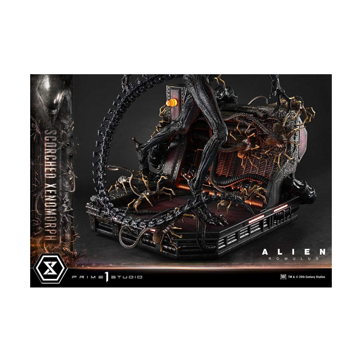 Prime 1 Studio - Scorched Xenomorph Deluxe Version 1/3 - Alien: Museo Romulus Masterline XL