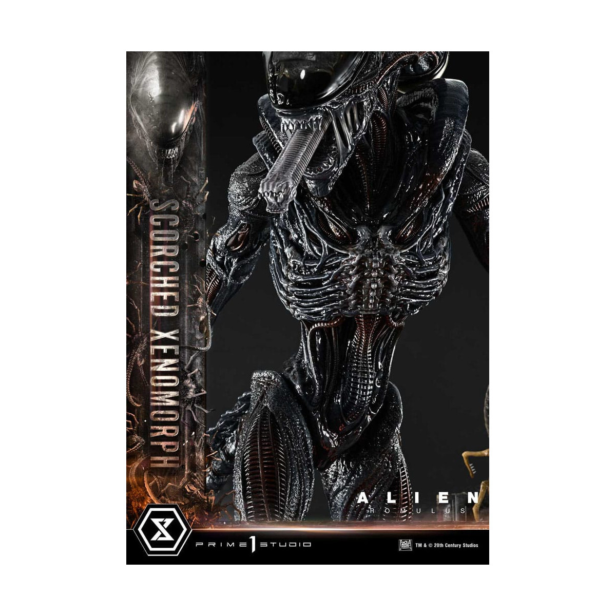 Prime 1 Studio - Scorched Xenomorph Deluxe Version 1/3 - Alien: Museo Romulus Masterline XL