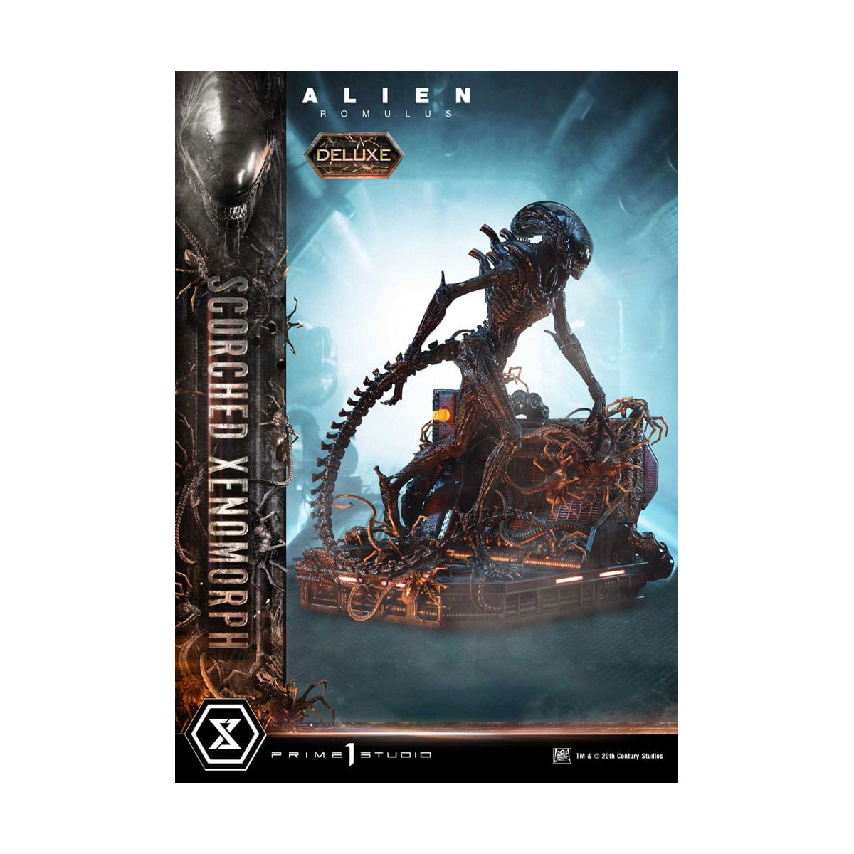 Prime 1 Studio - Scorched Xenomorph Deluxe Version 1/3 - Alien: Museo Romulus Masterline XL