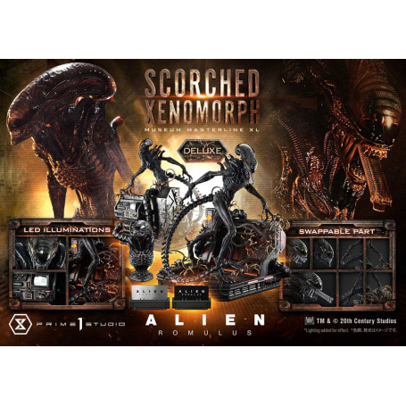 Prime 1 Studio - Scorched Xenomorph Deluxe Version 1/3 - Alien: Museo Romulus Masterline XL