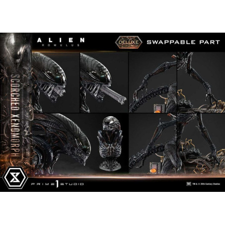 Prime 1 Studio - Scorched Xenomorph Deluxe Version 1/3 - Alien: Museo Romulus Masterline XL
