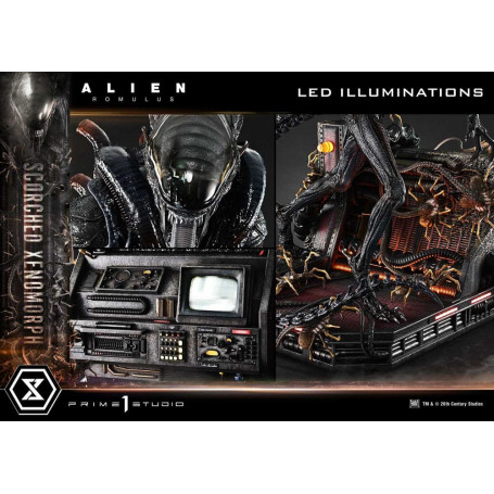 Prime 1 Studio - Scorched Xenomorph Deluxe Version 1/3 - Alien: Museo Romulus Masterline XL