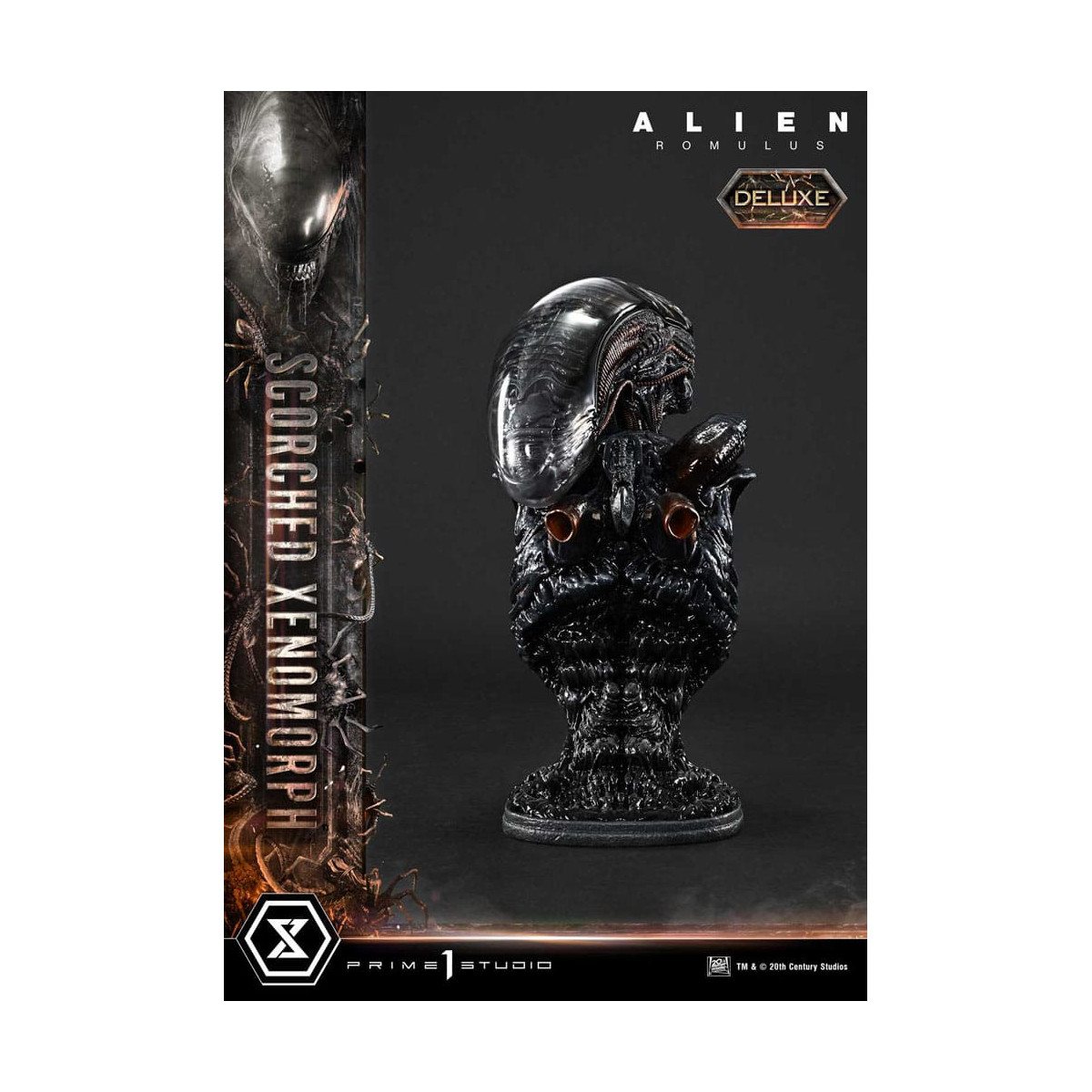 Prime 1 Studio - Scorched Xenomorph Deluxe Version 1/3 - Alien: Museo Romulus Masterline XL