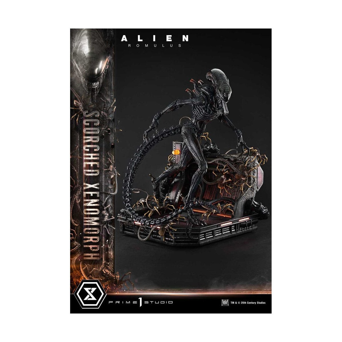 Prime 1 Studio - Scorched Xenomorph Deluxe Version 1/3 - Alien: Museo Romulus Masterline XL