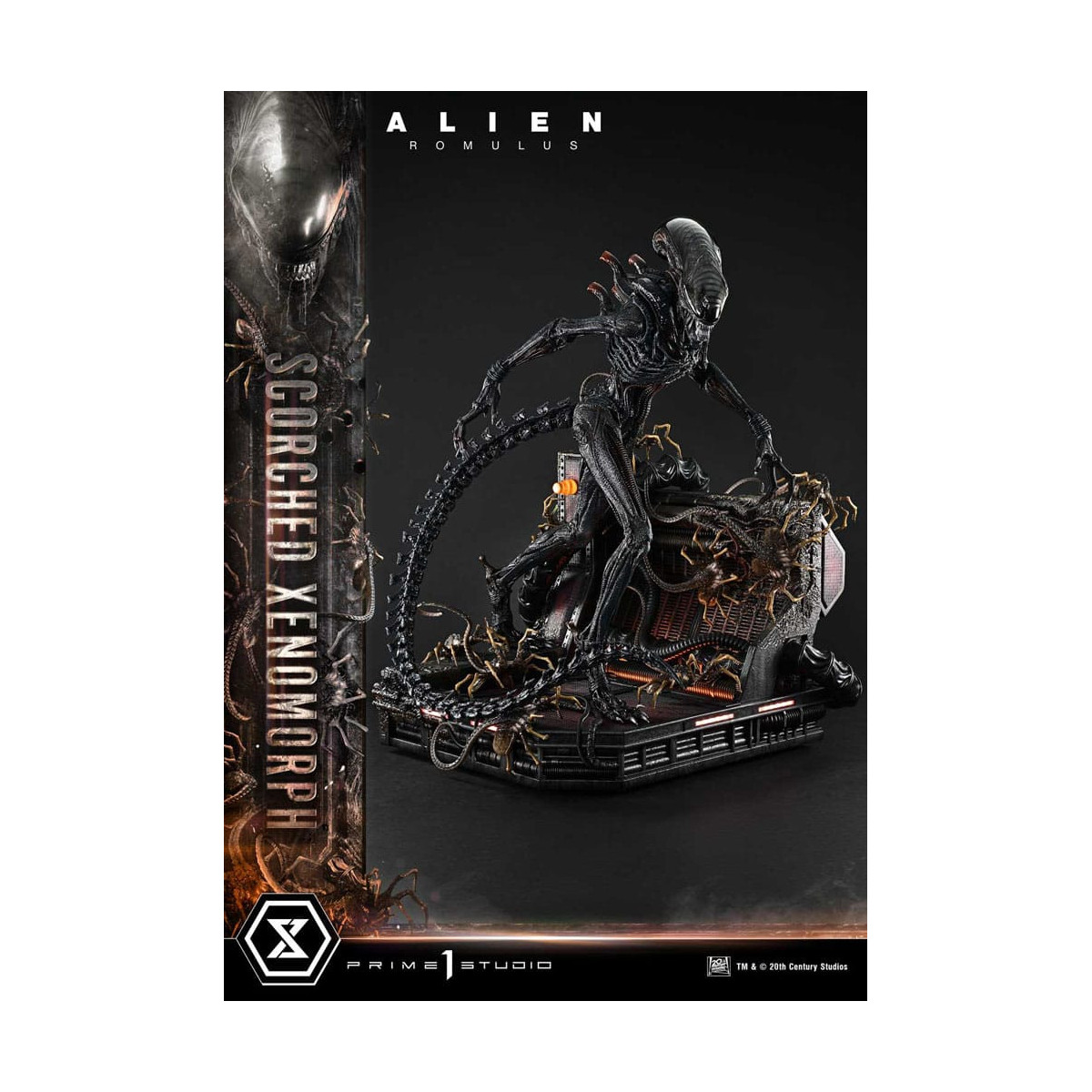 Prime 1 Studio - Scorched Xenomorph Deluxe Version 1/3 - Alien: Museo Romulus Masterline XL