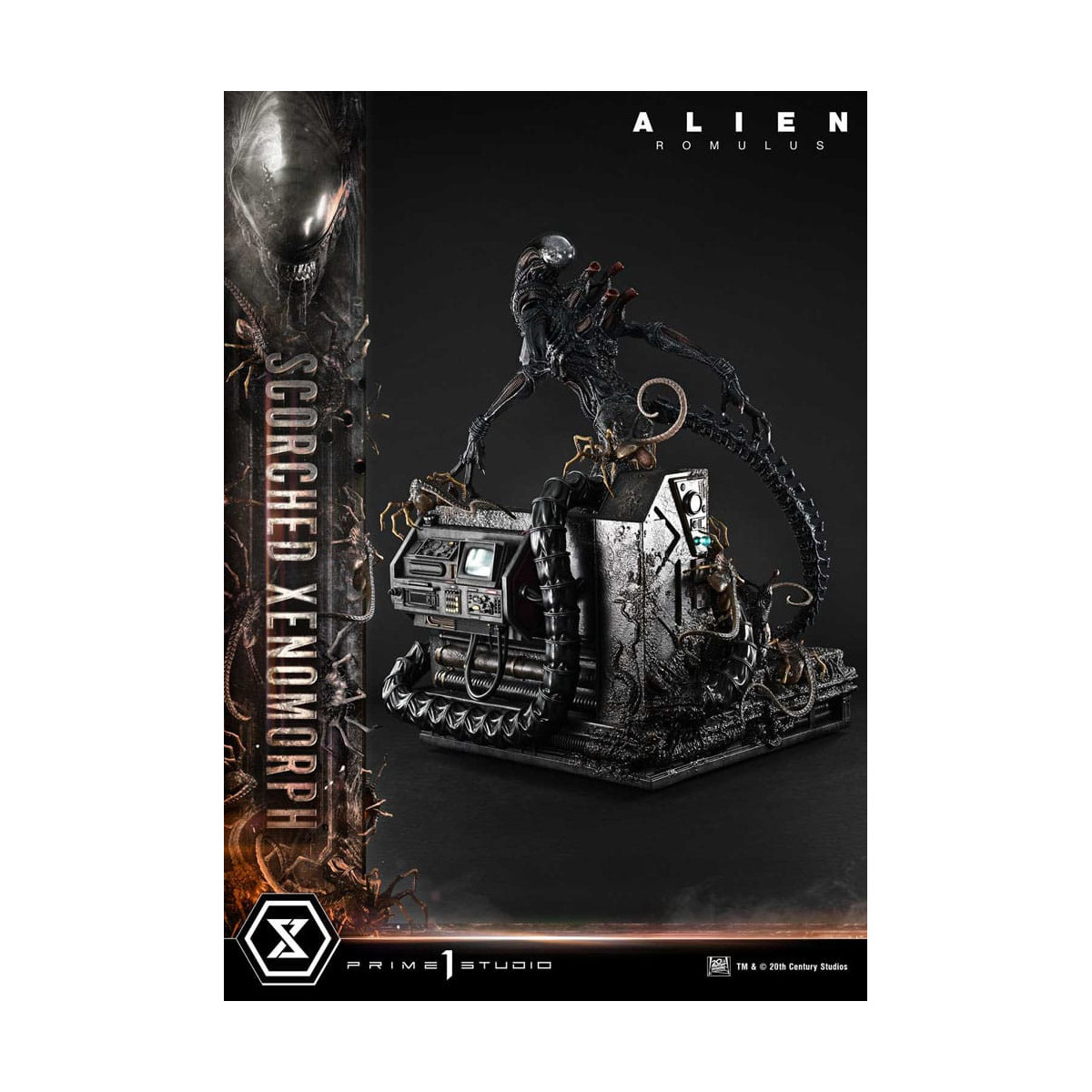 Prime 1 Studio - Scorched Xenomorph Deluxe Version 1/3 - Alien: Museo Romulus Masterline XL