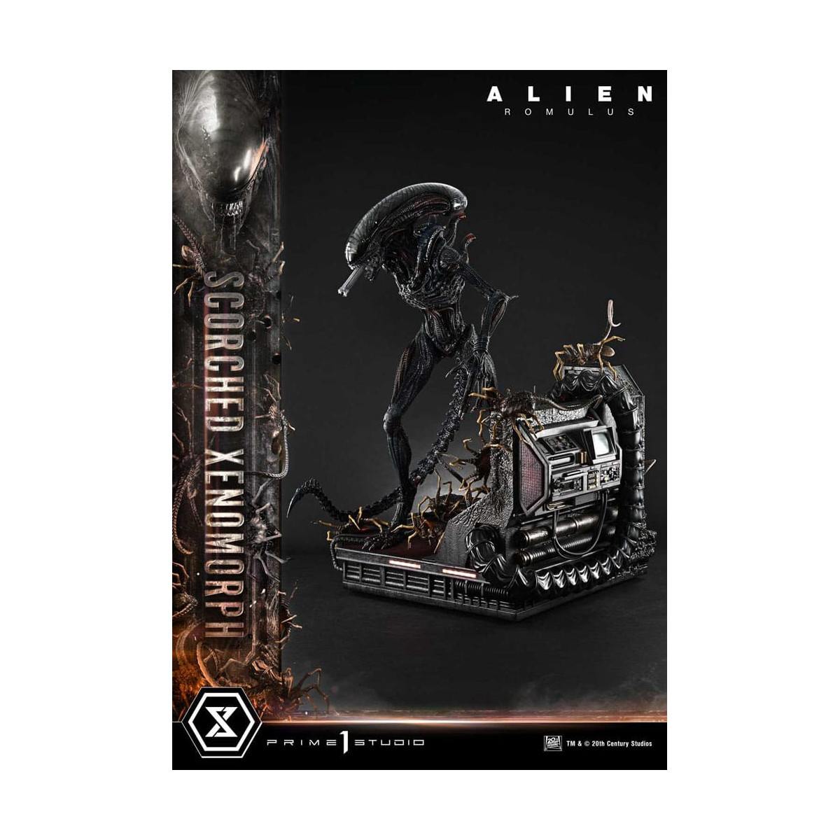 Prime 1 Studio - Scorched Xenomorph Deluxe Version 1/3 - Alien: Museo Romulus Masterline XL
