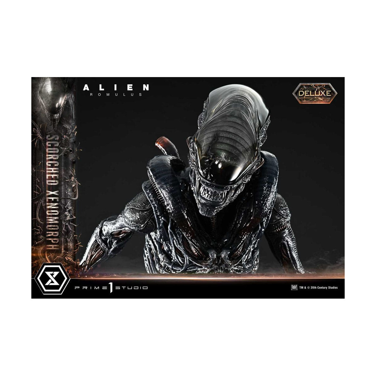 Prime 1 Studio - Scorched Xenomorph Deluxe Version 1/3 - Alien: Museo Romulus Masterline XL