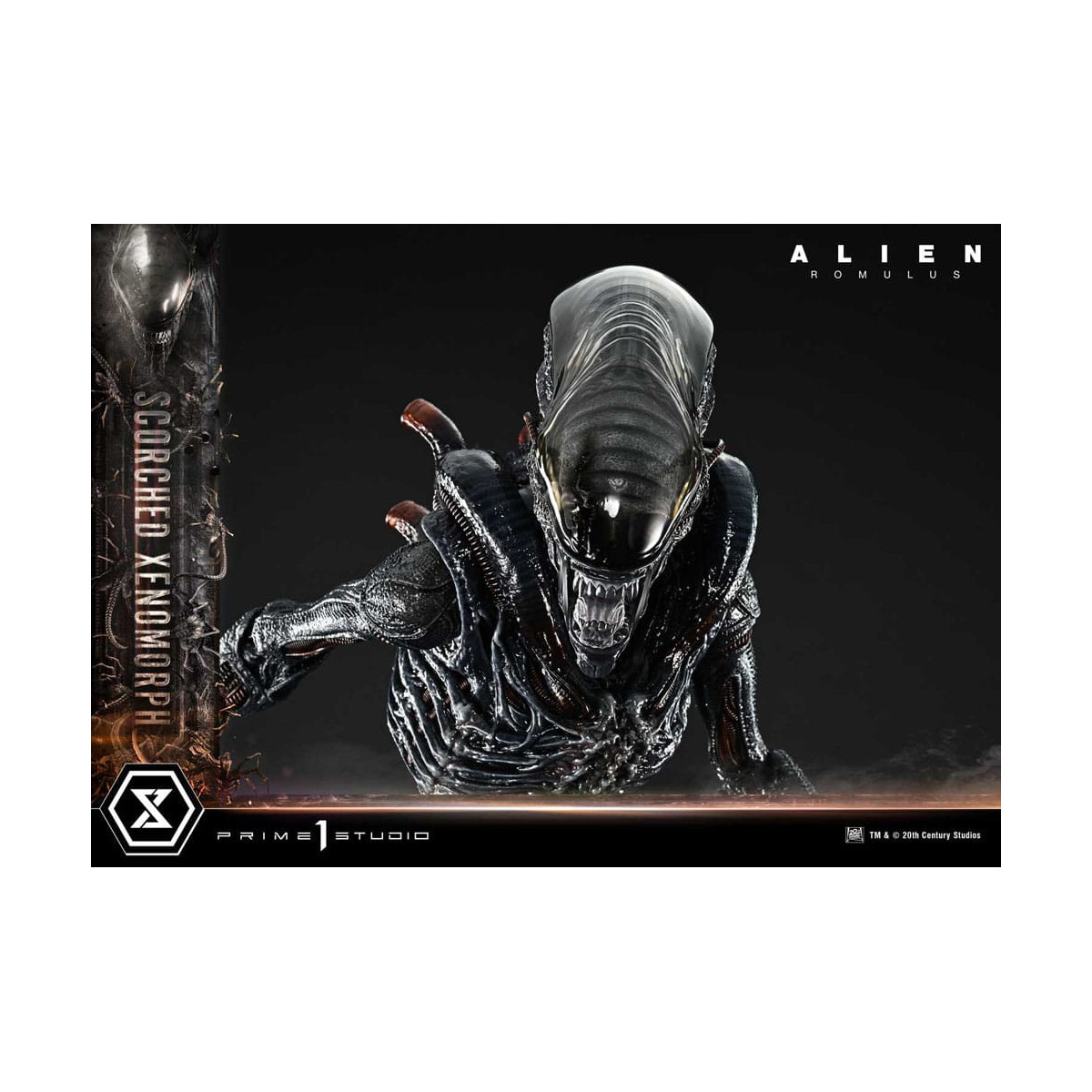 Prime 1 Studio - Scorched Xenomorph Deluxe Version 1/3 - Alien: Museo Romulus Masterline XL