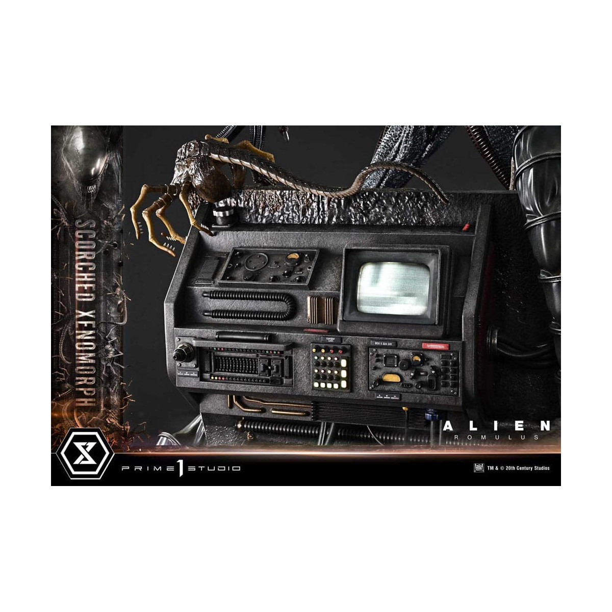 Prime 1 Studio - Scorched Xenomorph Deluxe Version 1/3 - Alien: Museo Romulus Masterline XL