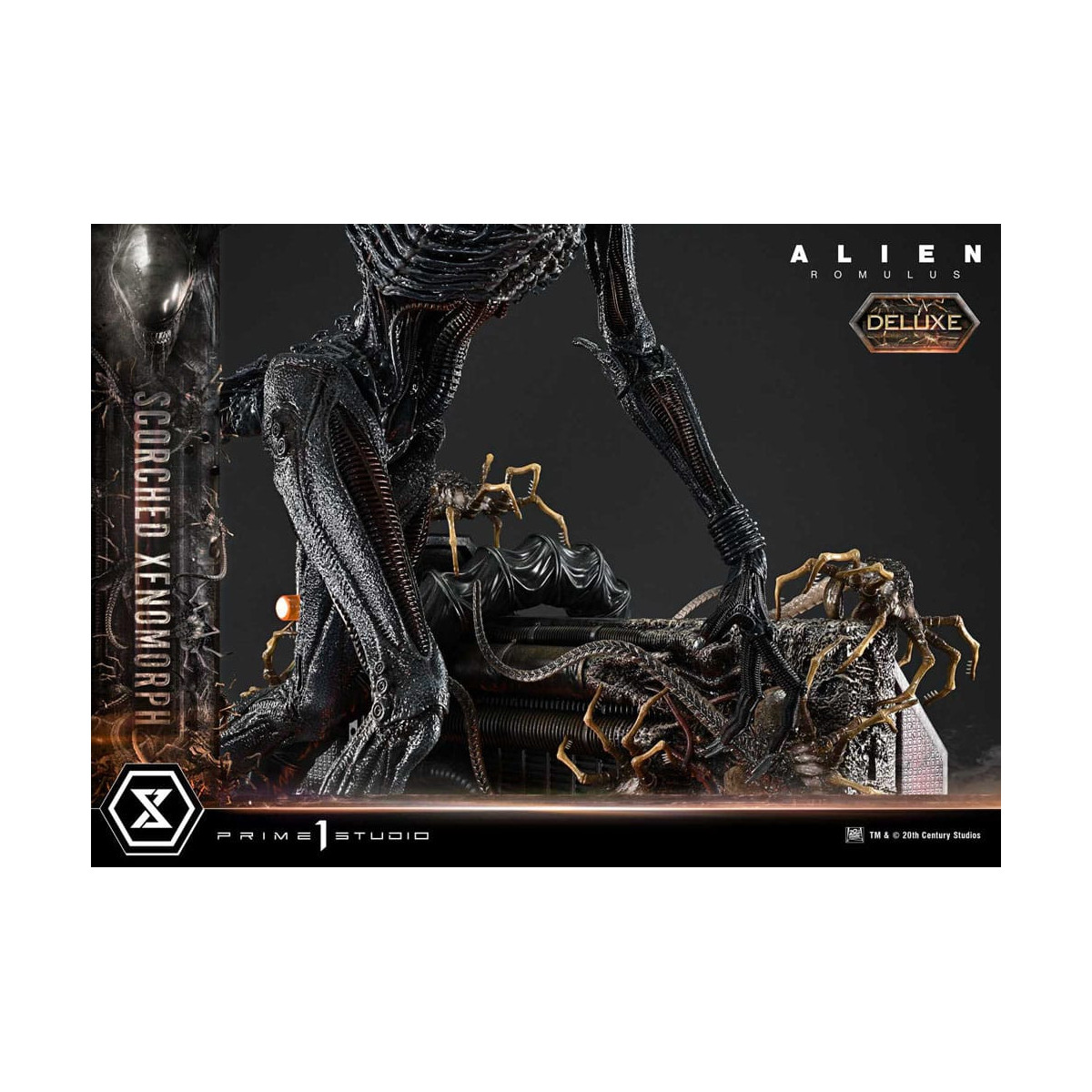 Prime 1 Studio - Scorched Xenomorph Deluxe Version 1/3 - Alien: Museo Romulus Masterline XL