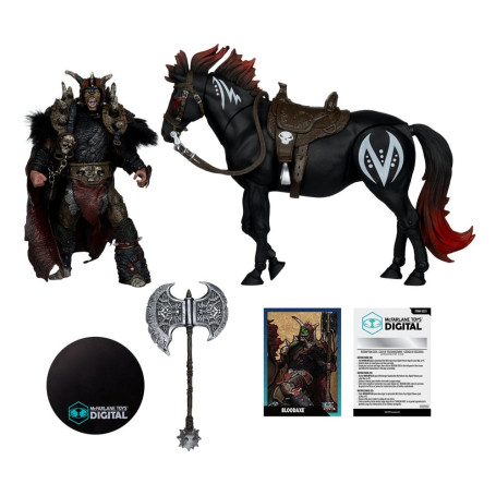 McFarlane - Spawn - Hacha de sangre con caballo (Spawn: The Dark Ages)