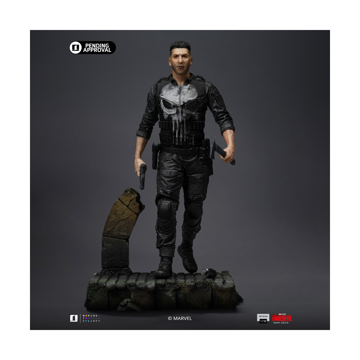 Iron Studios Marvel - Daredevil Born Again - Punisher Art Escala 1/10