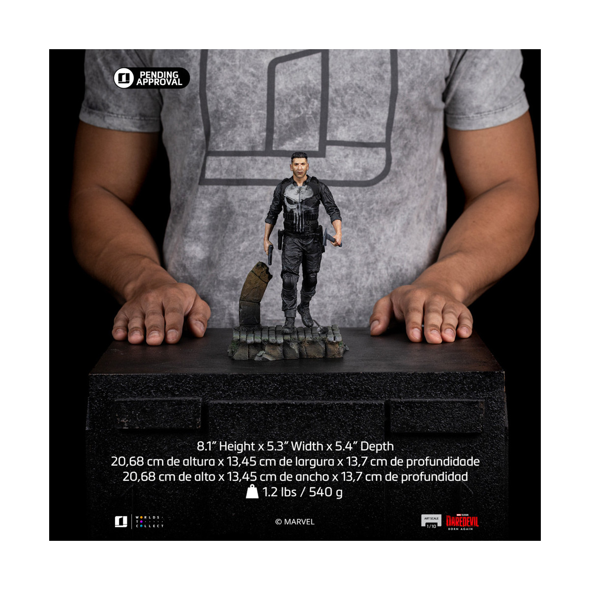 Iron Studios Marvel - Daredevil Born Again - Punisher Art Escala 1/10