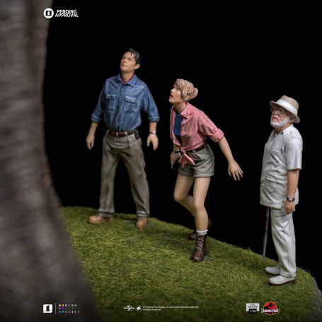 Iron Studios - Parque Jurásico - Bienvenido a Parque Jurásico Demi Art Scale 1/20 Edición Especial