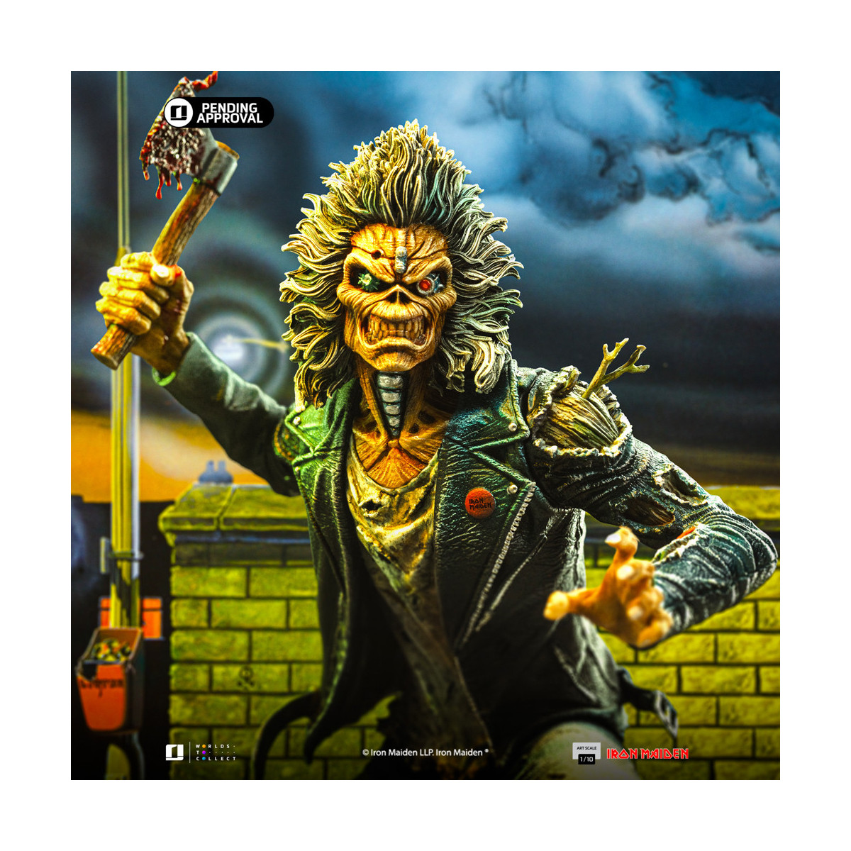 Iron Studios Iron Maiden - Eddie 50th year Anniversary 1/10 Art Scale