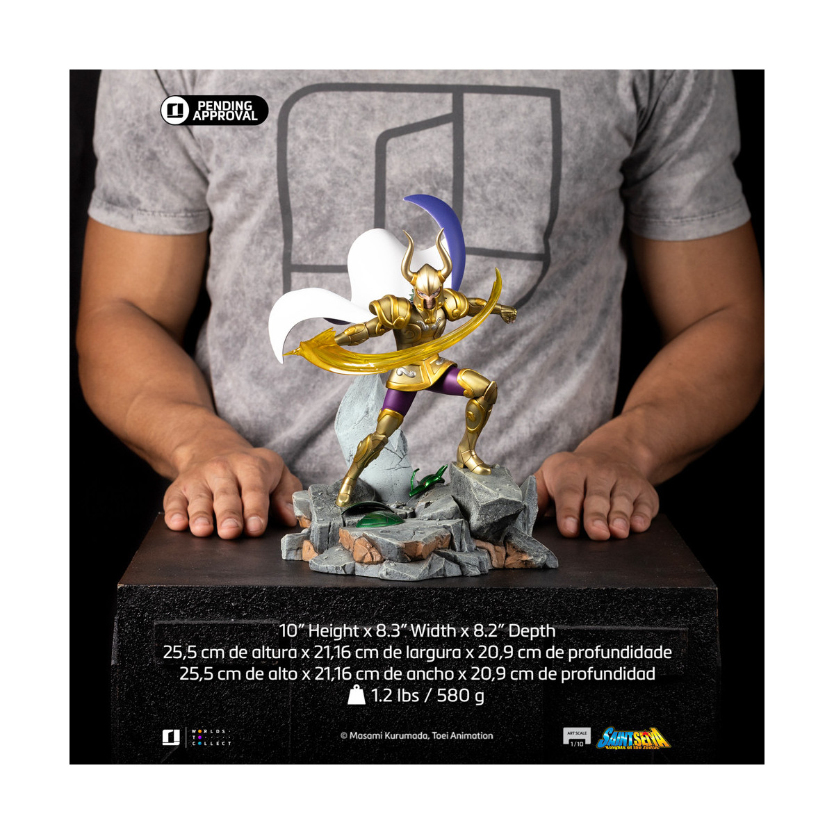 Iron Studios - Saint Seiya - Capricornio Shura Art Escala 1/10 - Caballeros del Zodiaco