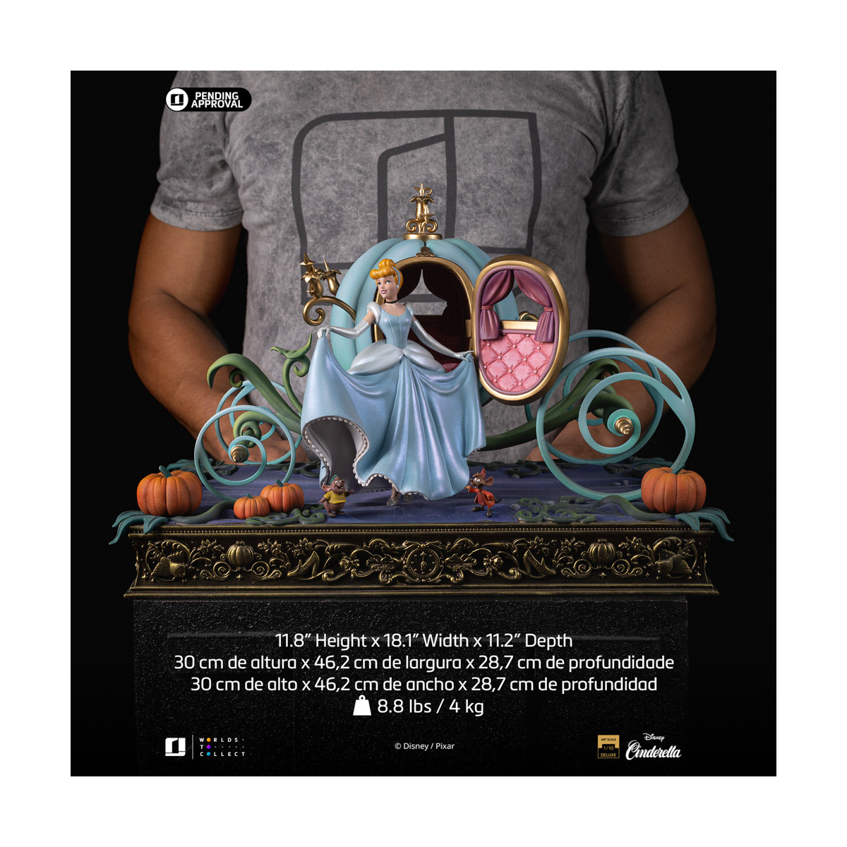 Iron Studios Disney Classics - Cenicienta Deluxe Art Scale 1/10 - Cinderella