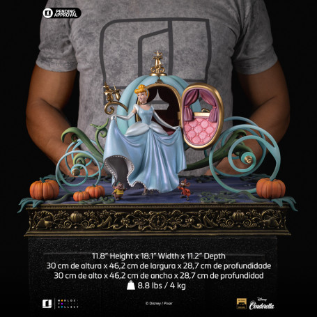 Iron Studios Disney Classics - Cenicienta Deluxe Art Scale 1/10 - Cinderella