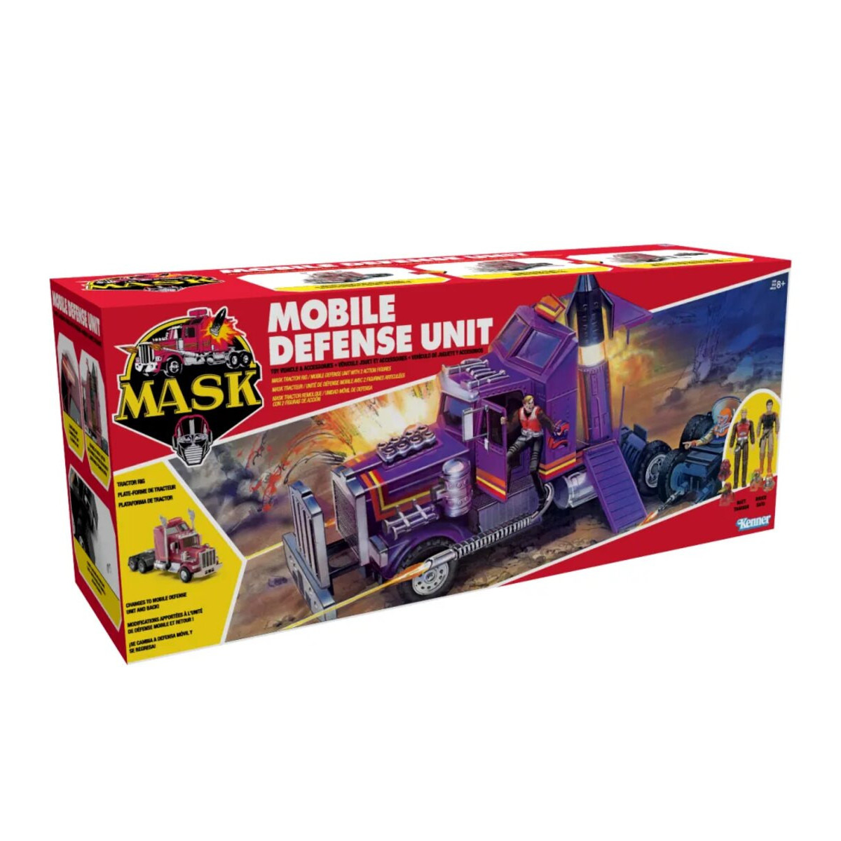 Los leales súbditos - M.A.S.K. - Bruce Sato y Matt Trakker con Rhino