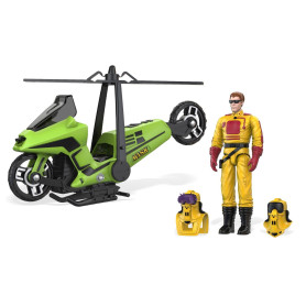 Los leales súbditos - M.A.S.K. - Brad Turner con Condor