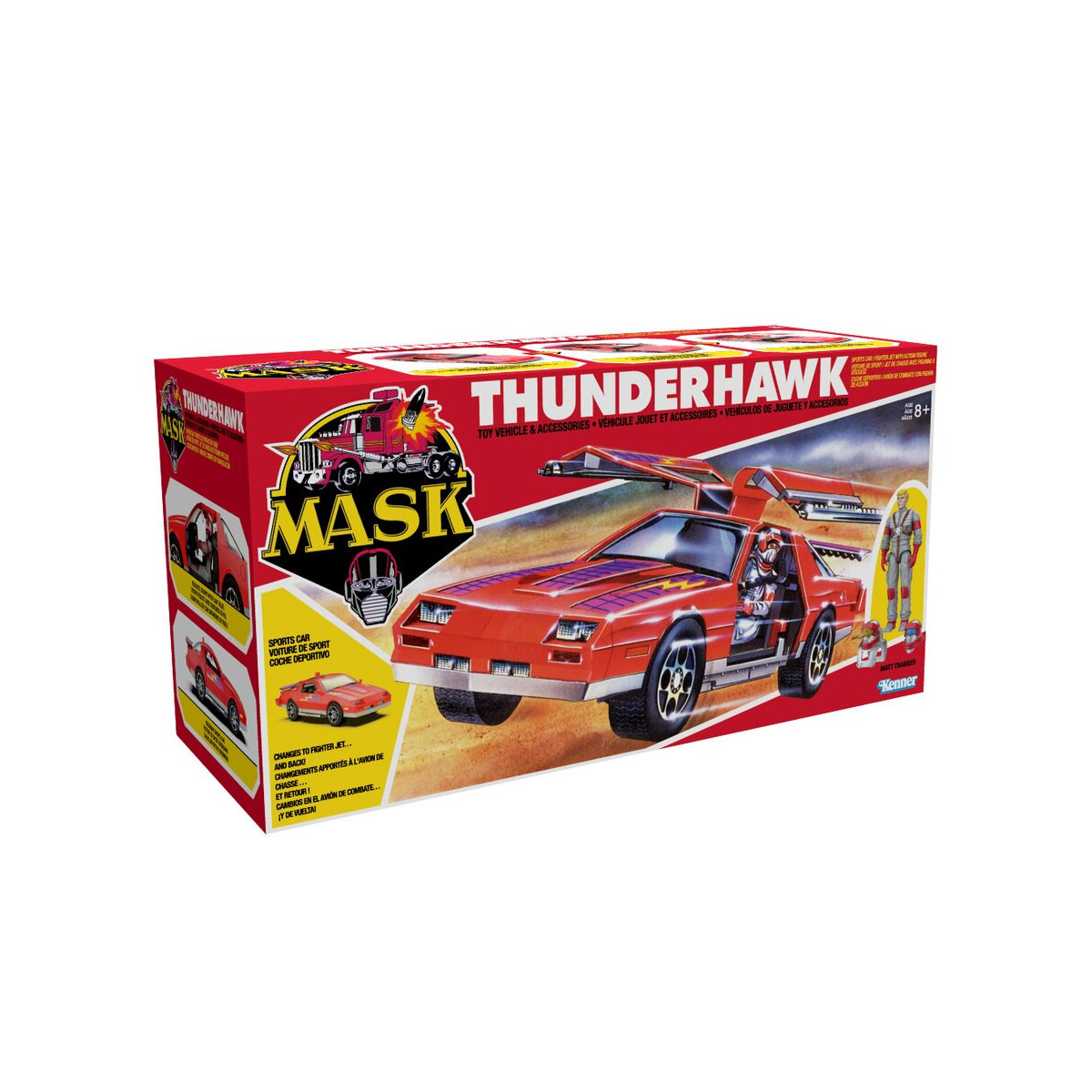 Los leales súbditos - M.A.S.K. - Matt Trakker con Thunderhawk