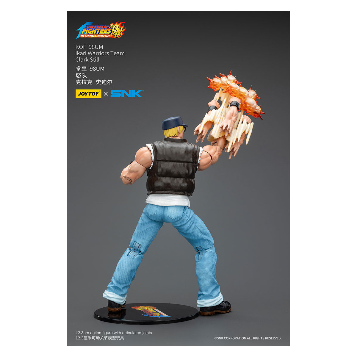 Joytoy X SNK- The King of Fighters 98 UM - Clark Still - Equipo Ikari Warriors